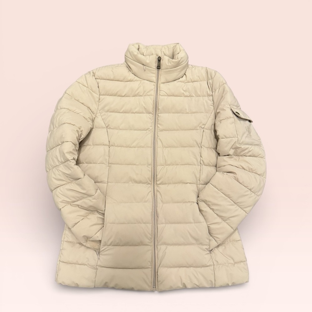 Lauren Ralph Lauren Puffer Jacket Beige